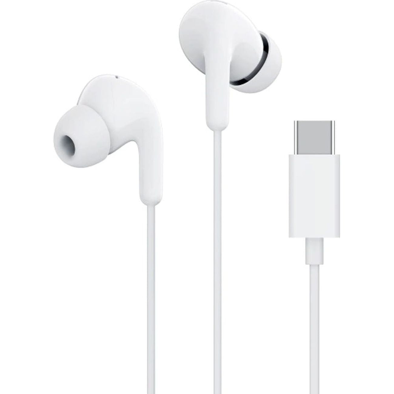 „Xiaomi BHR8931GL“ į ausis įdedamos laidinės ausinės USB-C su nuotolinio valdymo pultu – balta