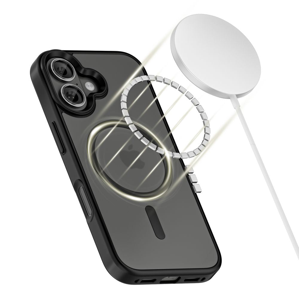 Tech-Protect MagMat XT MagSafe dėklas iPhone 17 – matinis juodas -- iPhone 17