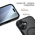 Tech-Protect MagMat XT MagSafe dėklas iPhone 17 – matinis juodas -- iPhone 17