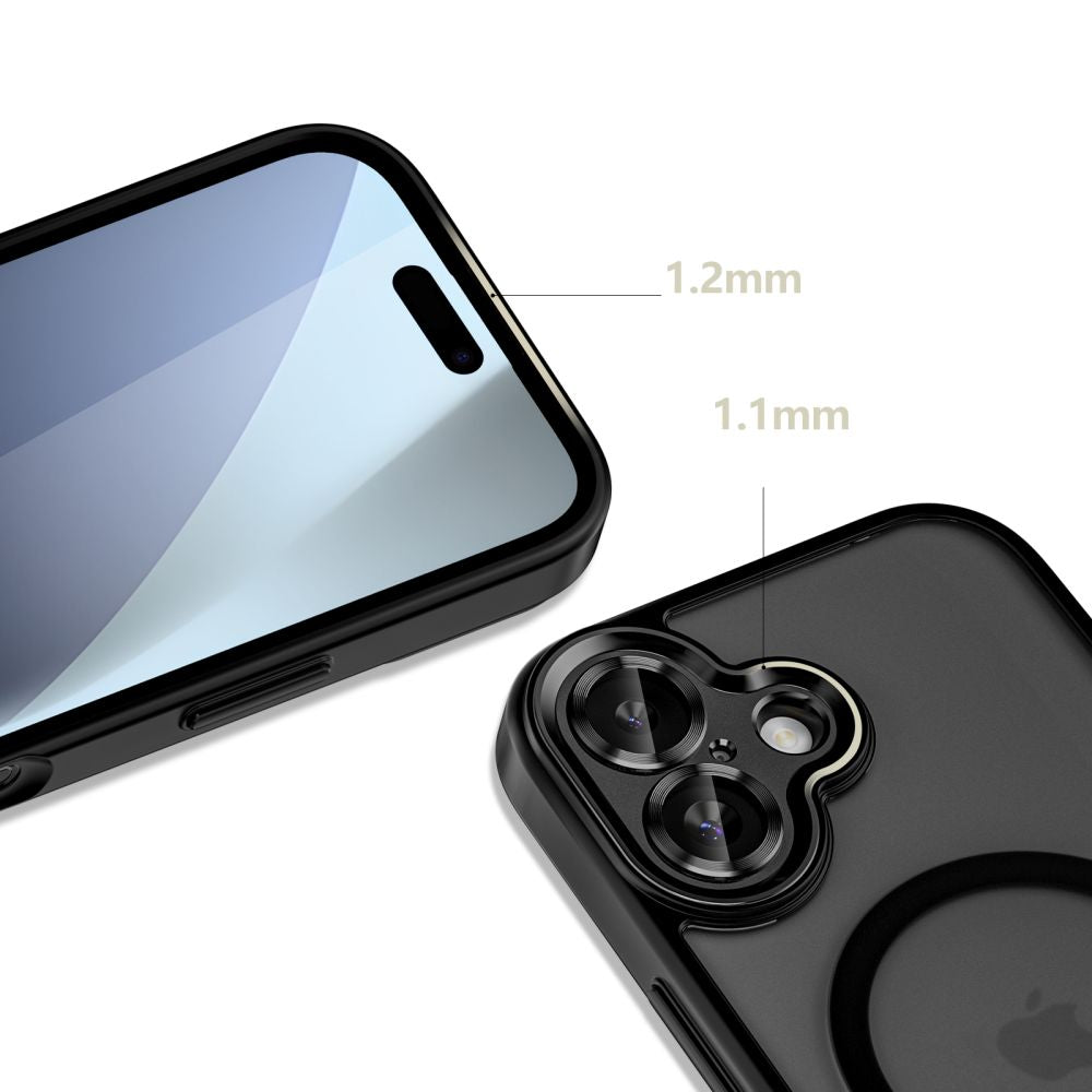 Tech-Protect MagCam MagSafe dėklas iPhone 17 – mat. juodas -- iPhone 17