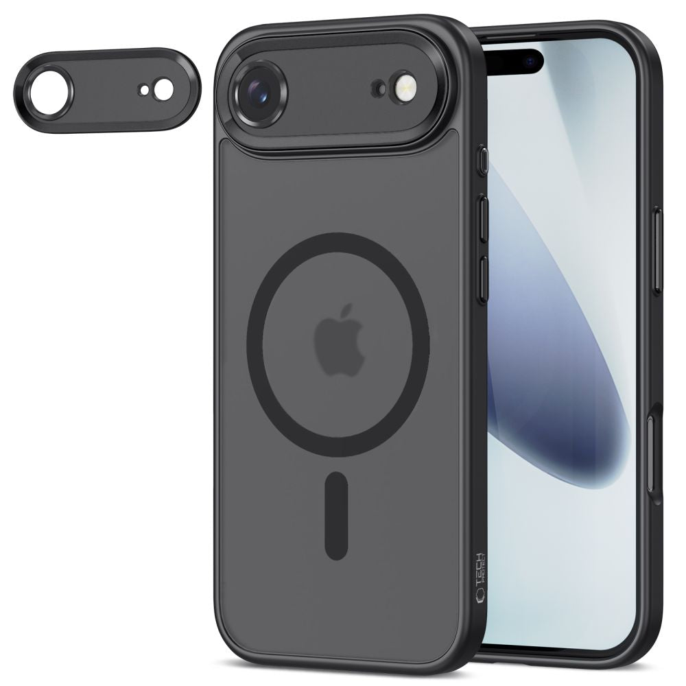 Tech-Protect MagCam MagSafe dėklas iPhone 17 Air – matinis juodas -- iPhone 17 Air