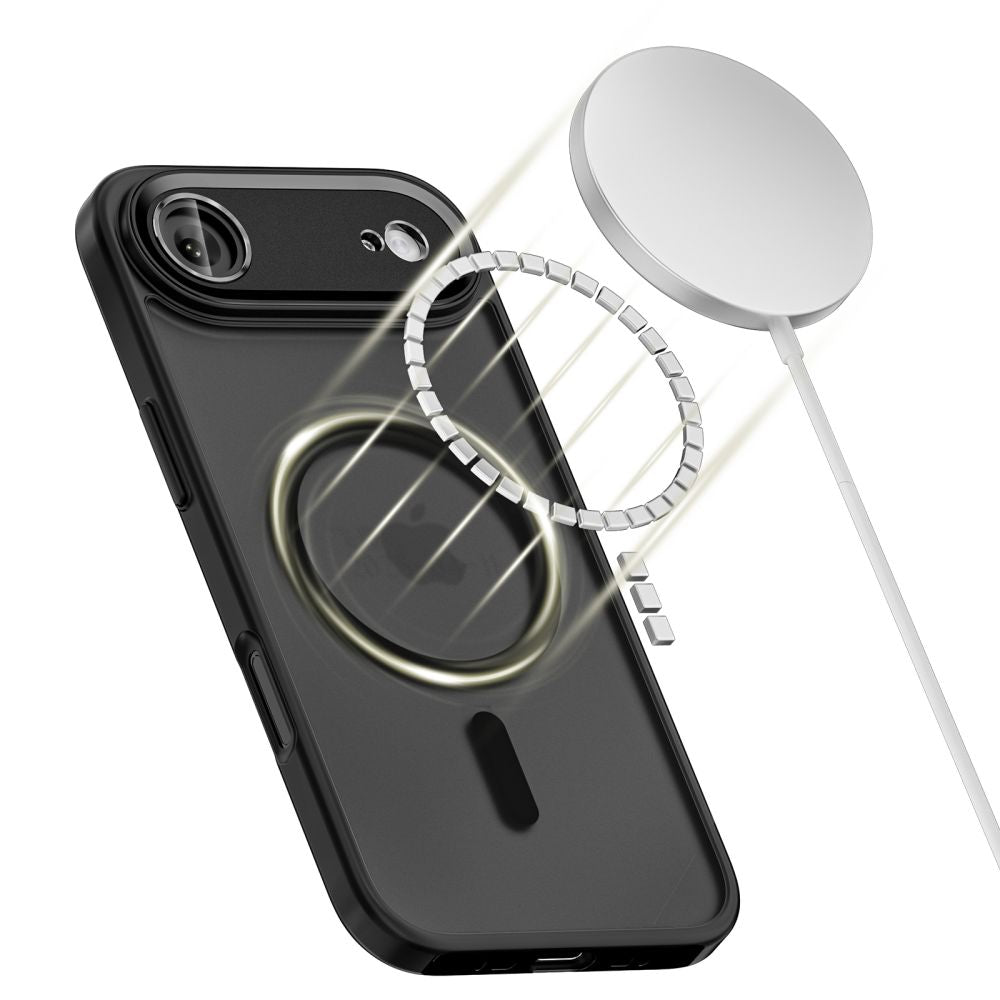 Tech-Protect MagCam MagSafe dėklas iPhone 17 Air – matinis juodas -- iPhone 17 Air