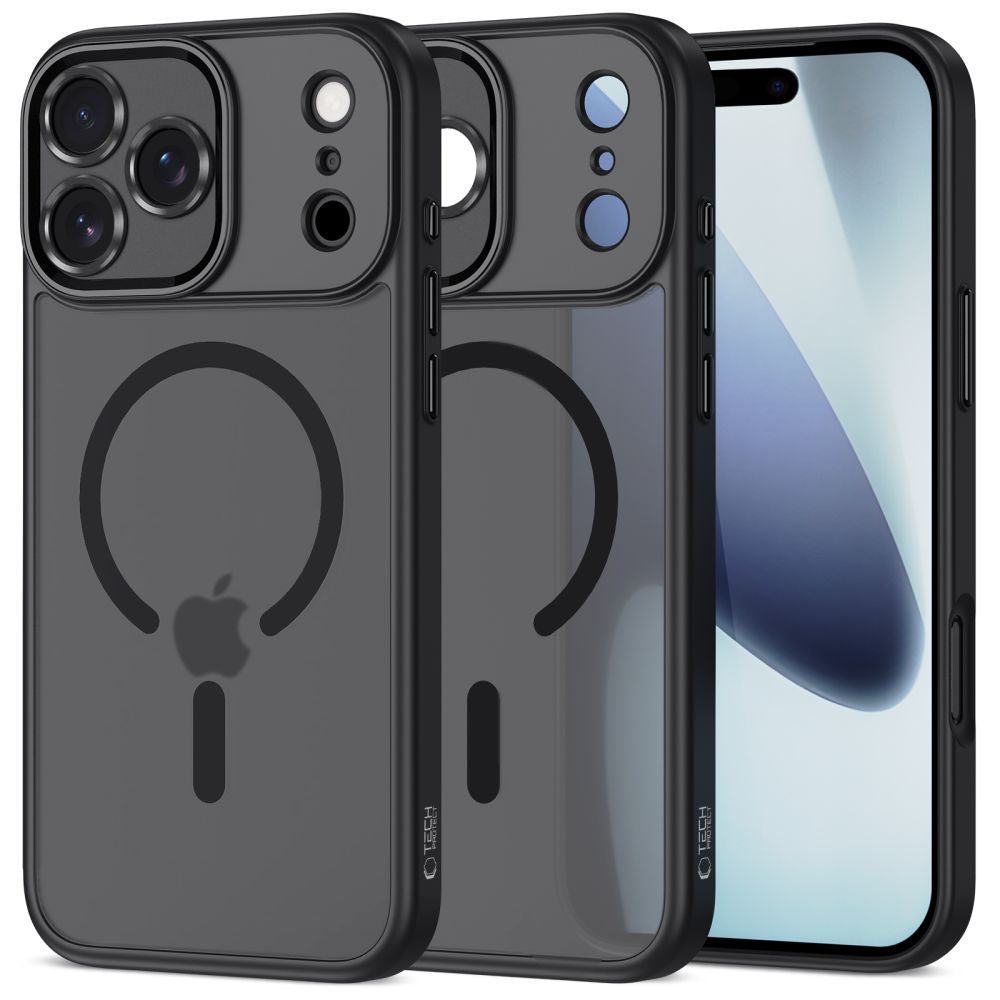 Tech-Protect MagCam MagSafe dėklas iPhone 17 Pro Max – matinis juodas -- iPhone 17 Pro Max