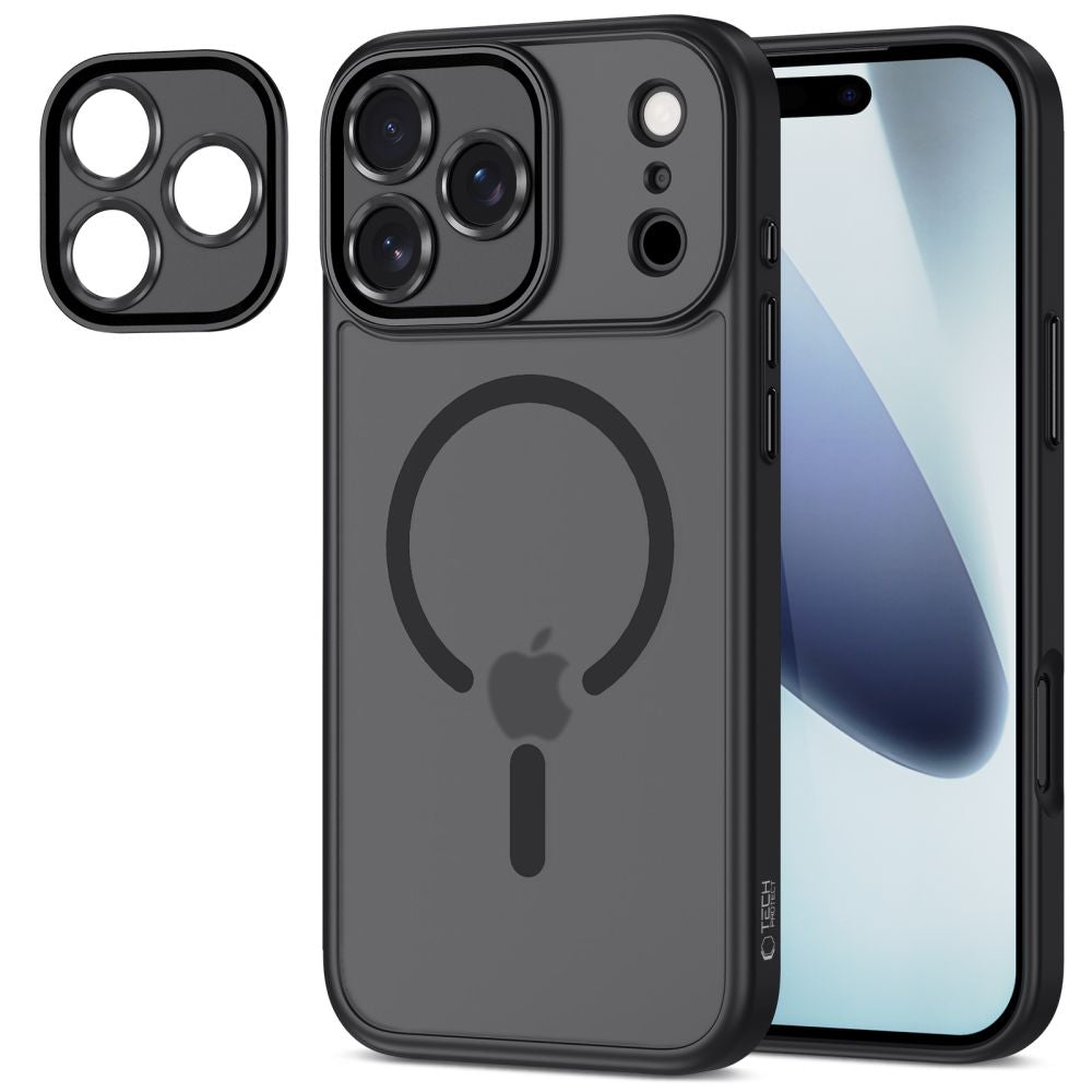 Tech-Protect MagCam MagSafe dėklas iPhone 17 Pro Max – matinis juodas -- iPhone 17 Pro Max