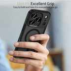 Tech-Protect MagCam MagSafe dėklas iPhone 17 Pro Max – matinis juodas -- iPhone 17 Pro Max