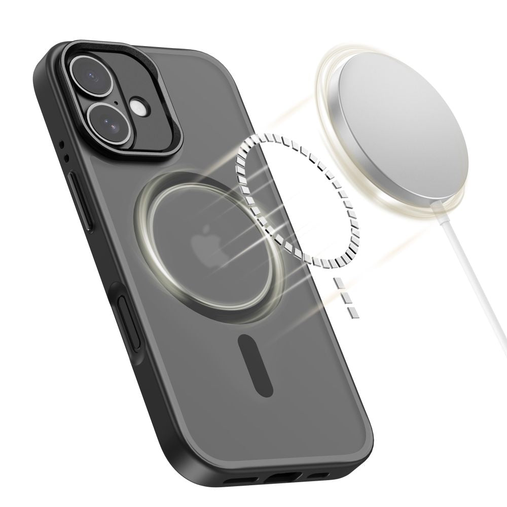 Tech-Protect MagSafe dėklas iPhone 17 – matinė juoda -- iPhone 17