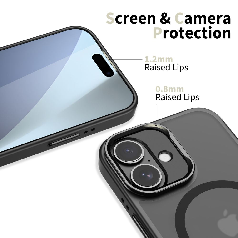 Tech-Protect MagSafe dėklas iPhone 17 – matinė juoda -- iPhone 17