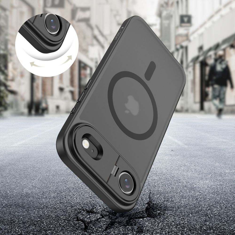 Tech-Protect MagStand MagSafe dėklas iPhone 17 Air – juodas -- iPhone 17 Air
