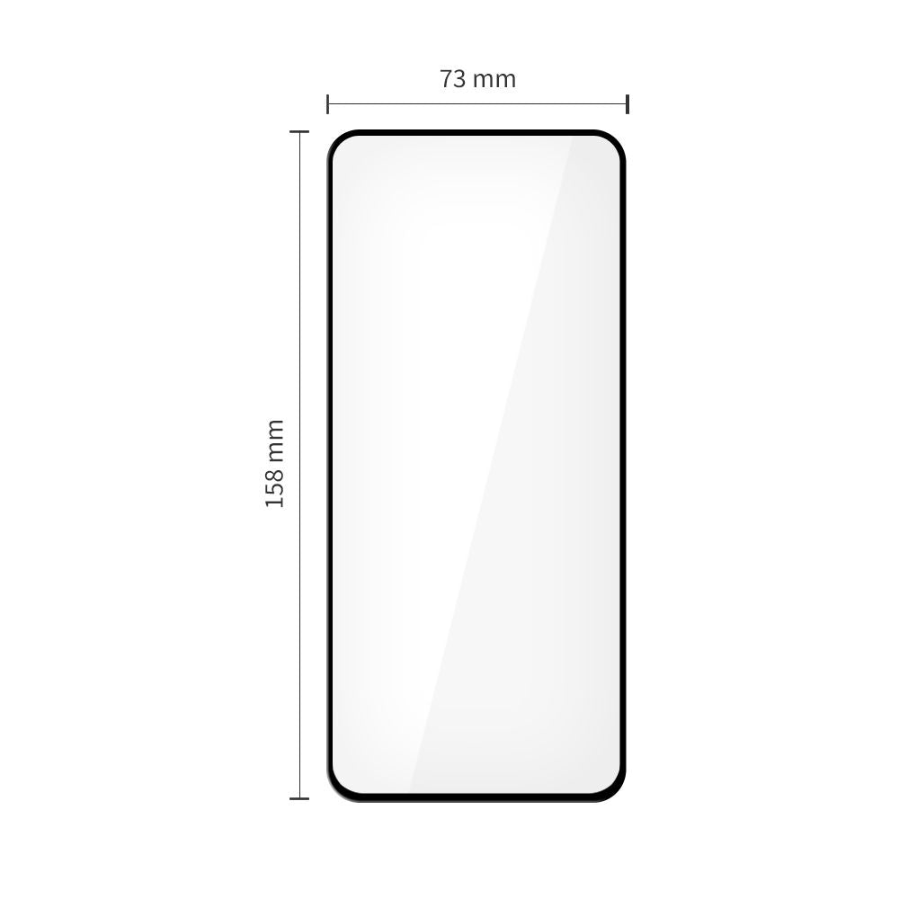 Tech-Protect Glass Fit+ stiklas Galaxy S25 FE – juodas (2 vnt.) -- Samsung Galaxy S25 FE