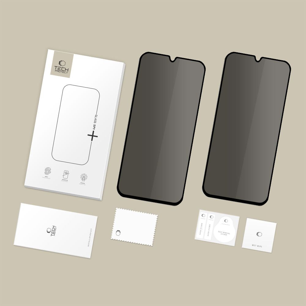 Privatumo grūdintas stiklas Tech-Protect Glass Spy+ (2 vnt.) Samsung Galaxy A16/A17/A26 -- Samsung Galaxy A16 / Samsung...