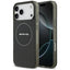 AMG Double Layer Transparent Smocked MagSafe dėklas, skirtas iPhone 17 Pro Max - Juodas -- iPhone 17 Pro Max