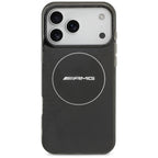 AMG Double Layer Transparent Smocked MagSafe dėklas, skirtas iPhone 17 Pro Max - Juodas -- iPhone 17 Pro Max
