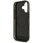 AMG Double Layer Transparent Rhombs MagSafe dėklas, skirtas iPhone 17 - Juodas ir raudonas -- iPhone 17
