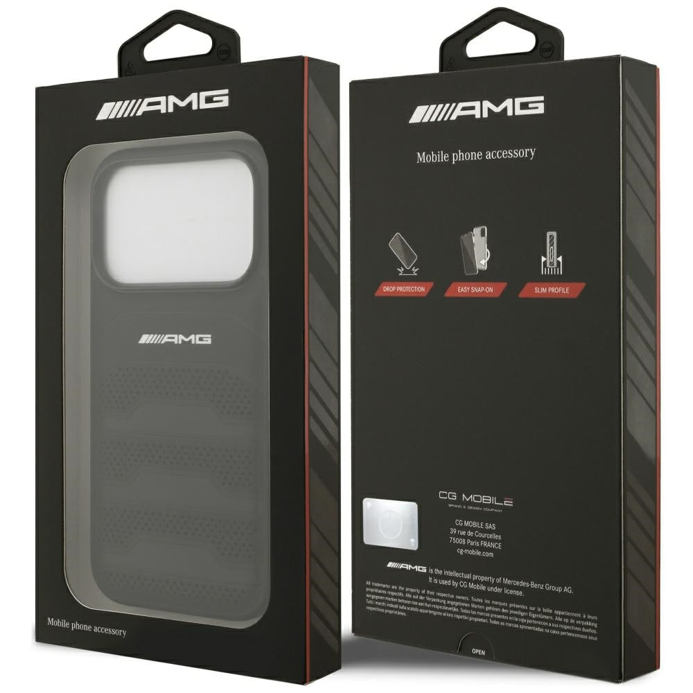 AMG odinis dėklas iPhone 17 Pro – juodas