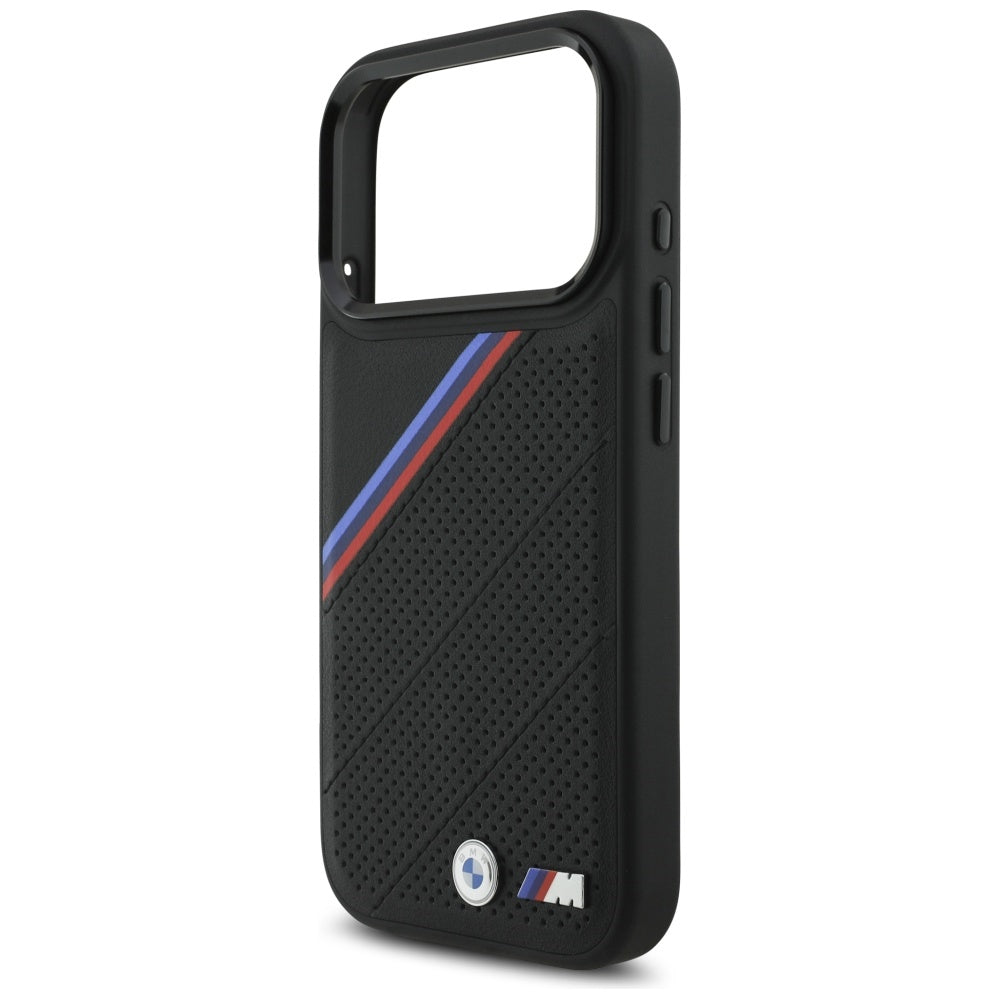 BMW M trispalvis metalinis logotipas MagSafe Dėklas, skirtas iPhone 17 Pro - Black