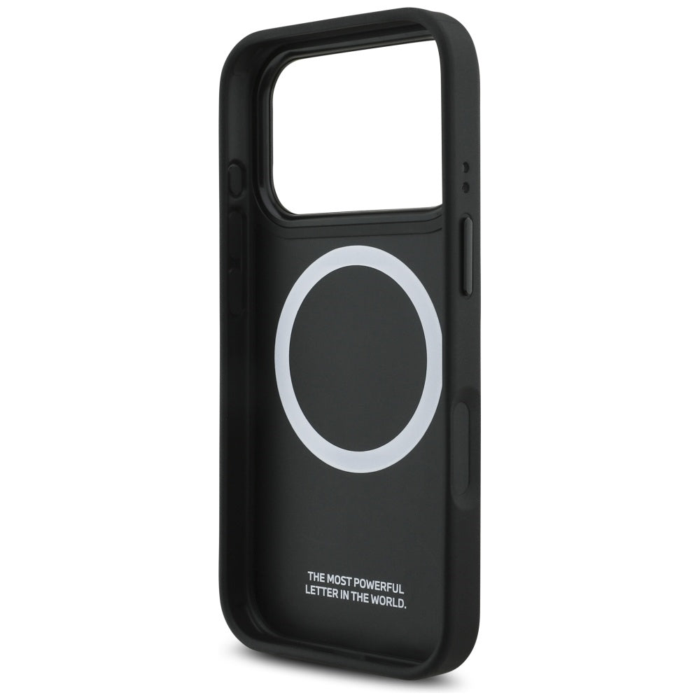 BMW M trispalvis metalinis logotipas MagSafe Dėklas, skirtas iPhone 17 Pro - Black