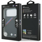 BMW M trispalvis metalinis logotipas MagSafe Dėklas, skirtas iPhone 17 Pro - Black