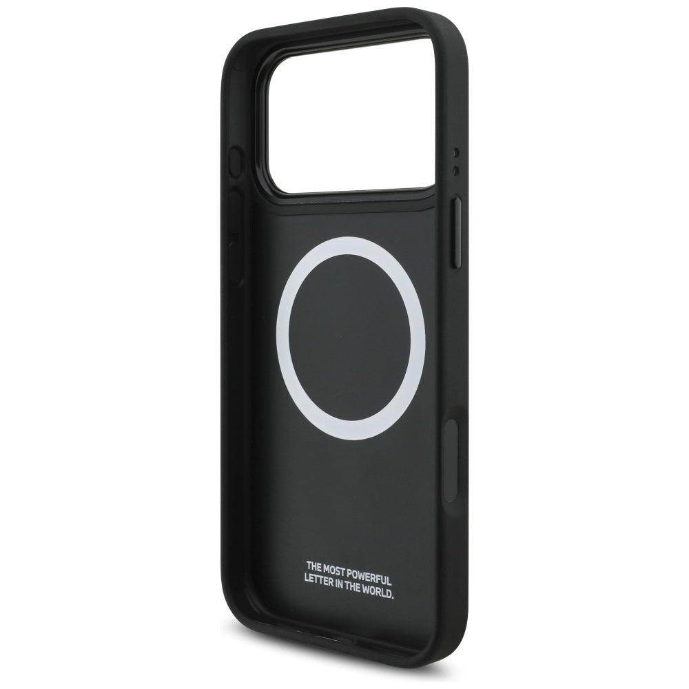 BMW M trispalvis metalinis logotipas MagSafe Dėklas, skirtas iPhone 17 Pro Max - Black