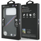 BMW M trispalvis metalinis logotipas MagSafe Dėklas, skirtas iPhone 17 Pro Max - Black