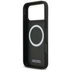 BMW M trispalvis metalinis logotipas MagSafe Dėklas, skirtas iPhone 17 Pro Max - Gray