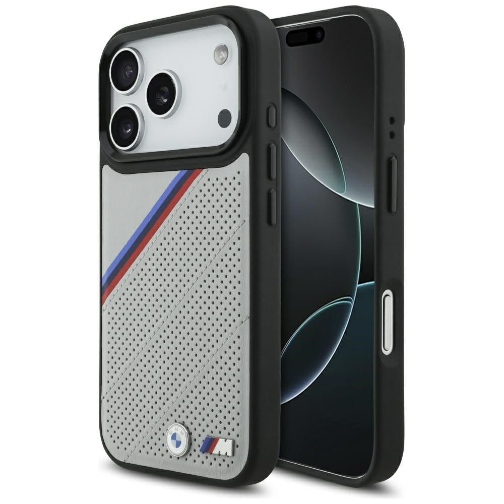 BMW MagSafe dėklas iPhone 17 Pro – pilkas