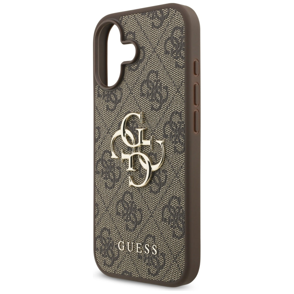 Guess 4G Big Logo dėklas iPhone 17 – rudas