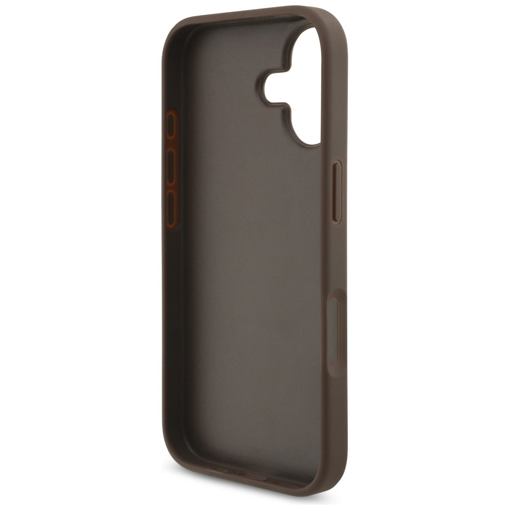 Guess 4G Big Logo dėklas iPhone 17 – rudas