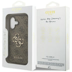 Guess 4G Big Logo dėklas iPhone 17 – rudas