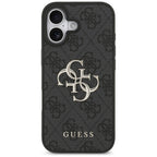 Guess 4G Big Logo dėklas iPhone 17 – juodas -- iPhone 17