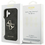 Guess 4G Big Logo dėklas iPhone 17 – juodas -- iPhone 17
