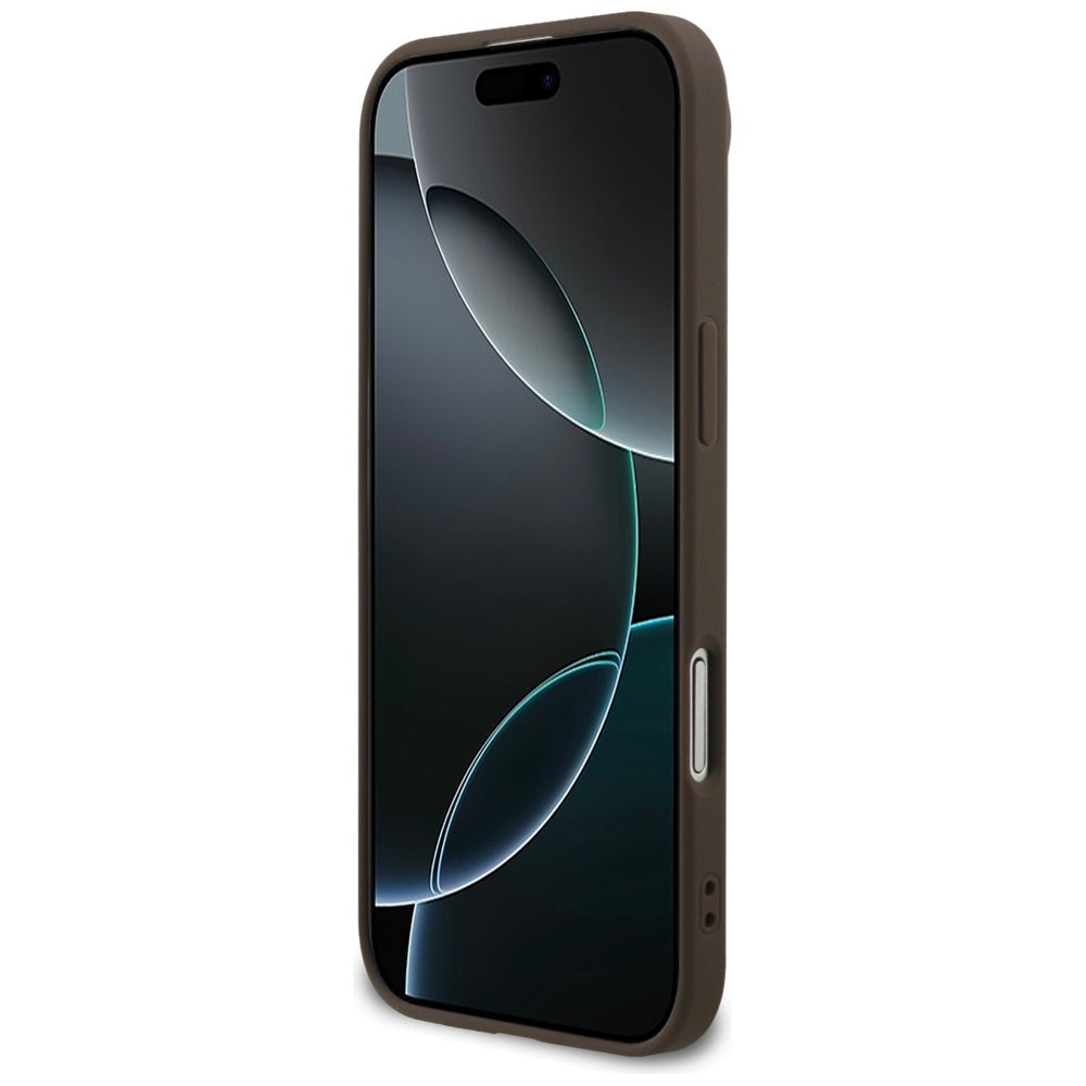 Guess 4G Big Logo dėklas iPhone 17 Air – rudas