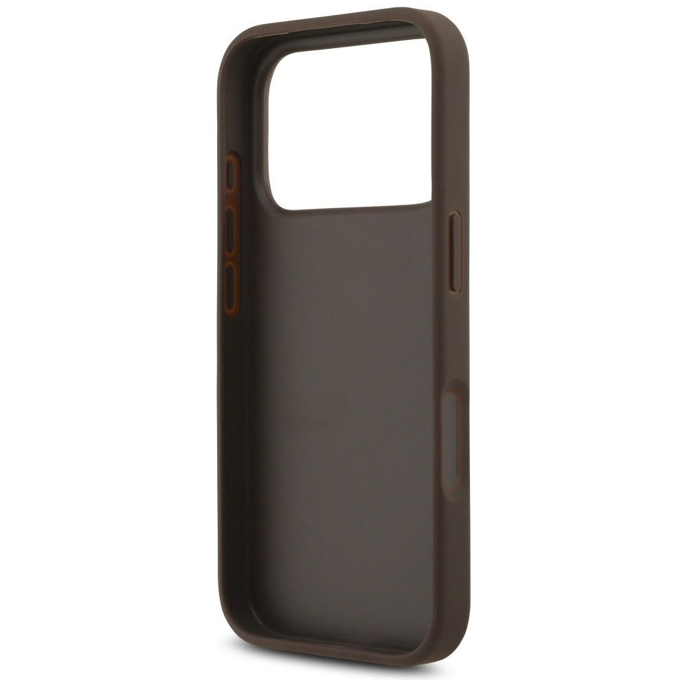 Guess 4G Big Logo dėklas iPhone 17 Pro – rudas -- iPhone 17 Pro