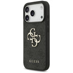 Guess 4G Big Logo dėklas iPhone 17 Pro – juodas