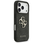 Guess 4G Big Logo dėklas iPhone 17 Pro – juodas