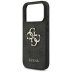 Guess 4G Big Logo dėklas iPhone 17 Pro – juodas