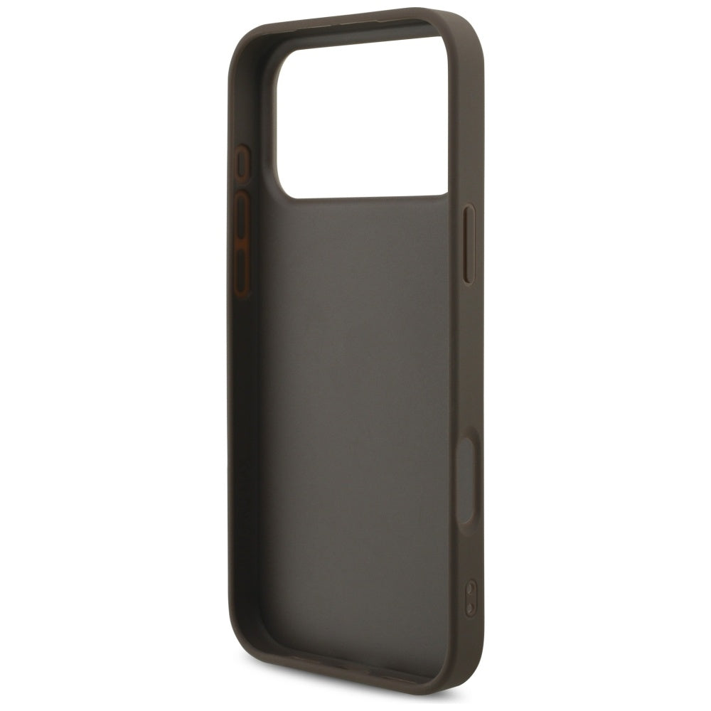 Guess 4G Big Logo dėklas iPhone 17 Pro Max - Rudas -- iPhone 17 Pro Max