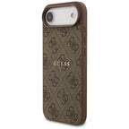 Guess 4G Klasikinis žiedo logotipas MagSafe Dėklas, skirtas iPhone 17 Air - Brown