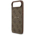 Guess 4G Klasikinis žiedo logotipas MagSafe Dėklas, skirtas iPhone 17 Air - Brown