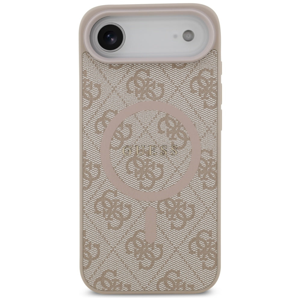 Guess 4G Klasikinis žiedo logotipas MagSafe Dėklas, skirtas iPhone 17 Air - Pink