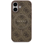 Guess MagSafe dėklas iPhone 17 – rudas