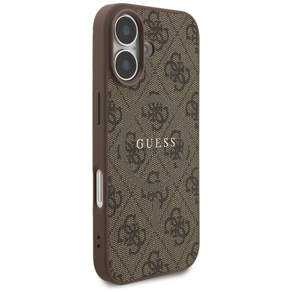 Guess MagSafe dėklas iPhone 17 – rudas