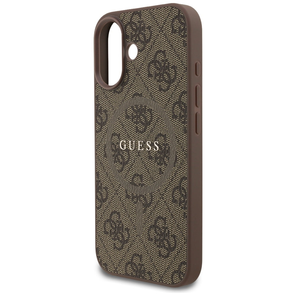 Guess MagSafe dėklas iPhone 17 – rudas