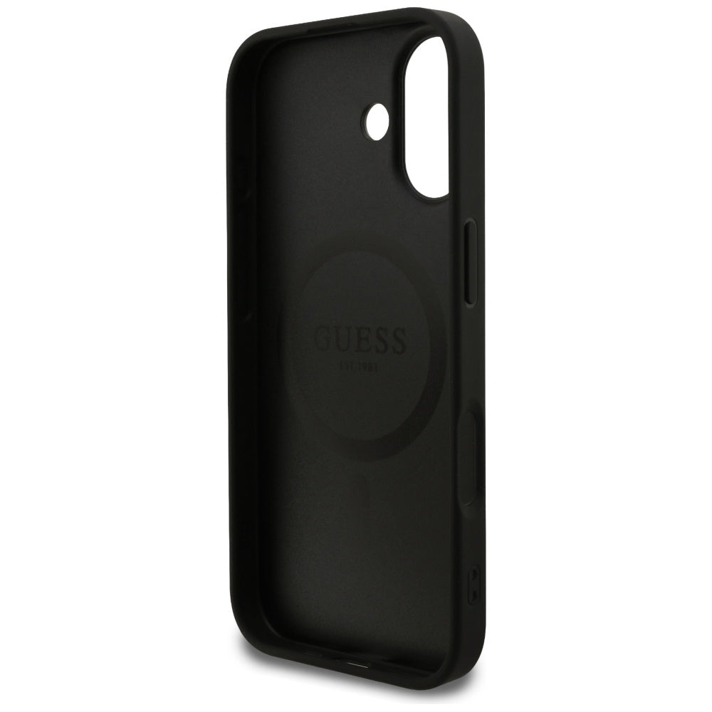 Guess MagSafe dėklas iPhone 17 – juodas