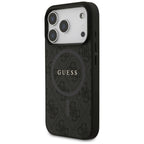 Guess MagSafe dėklas iPhone 17 Pro – juodas