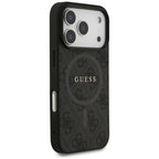 Guess MagSafe dėklas iPhone 17 Pro – juodas