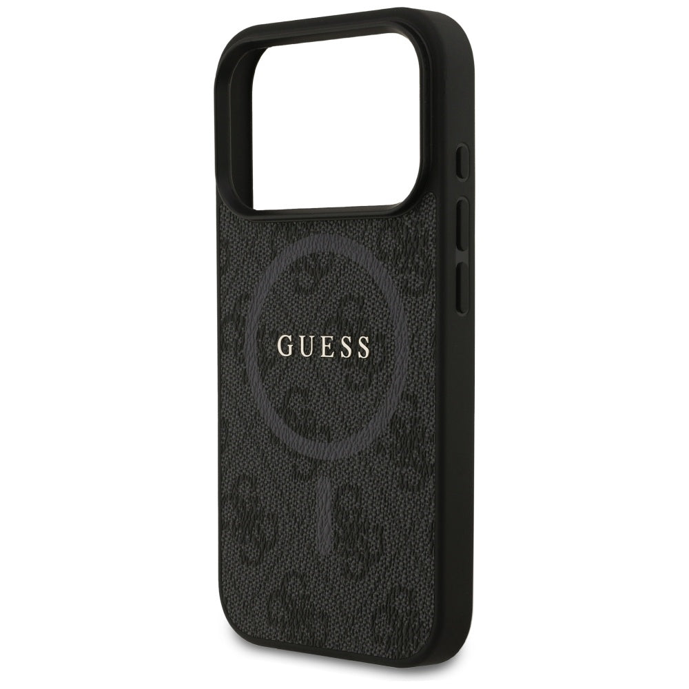 Guess MagSafe dėklas iPhone 17 Pro – juodas