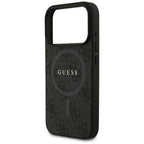 Guess MagSafe dėklas iPhone 17 Pro – juodas