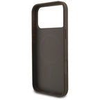 Guess MagSafe dėklas iPhone 17 Pro Max – rudas