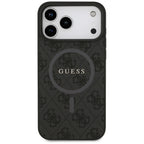 Guess MagSafe dėklas iPhone 17 Pro Max – juodas