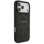 Guess MagSafe dėklas iPhone 17 Pro Max – juodas